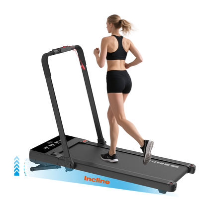 2 in 1 Auto Incline Compact Treadmill