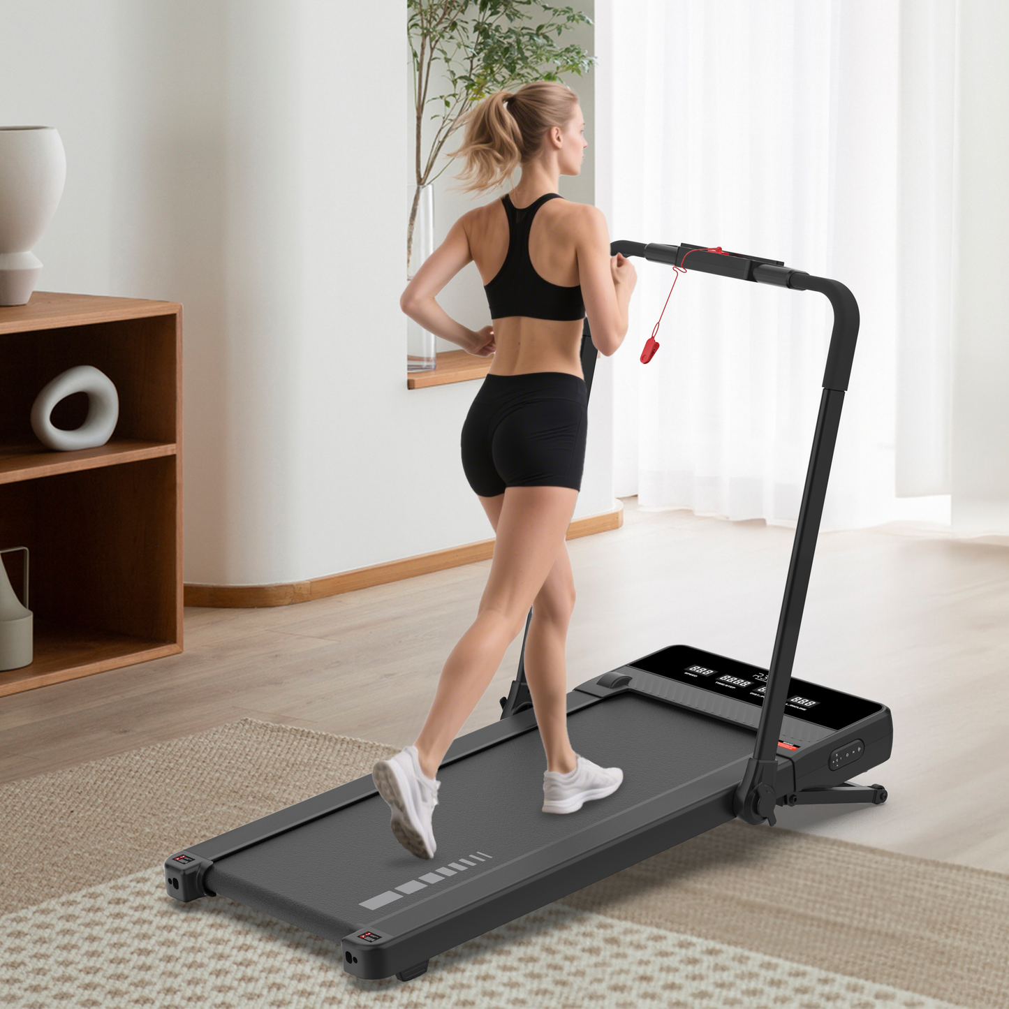 2 in 1 Auto Incline Compact Treadmill