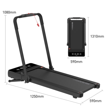 2 in 1 Auto Incline Compact Treadmill